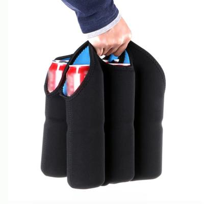 China Customized Viable Cloth Bottle Cover Insulation Bag 6 Portable Bottle Cover Bag 12 Wine Cold Diving Blanket for sale