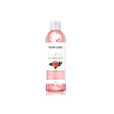 China Pure Natural Organic Pink Toner Private Label Flower Water Bodies Skin Care Rose Water Toner For Face for sale