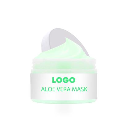 China Moisturizer Private Label Aloe Vera Skin Off Mask 100% Pure Natural Organic Extract Moisturizing Whitening Aloe Vera Facial Mask for sale