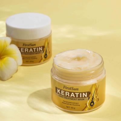 China Professional Wholesale Organic Keratin Repair Cheap Price Nourishing Keratin Treated Treatment Best With Hair Growth Nourishing Mask for sale