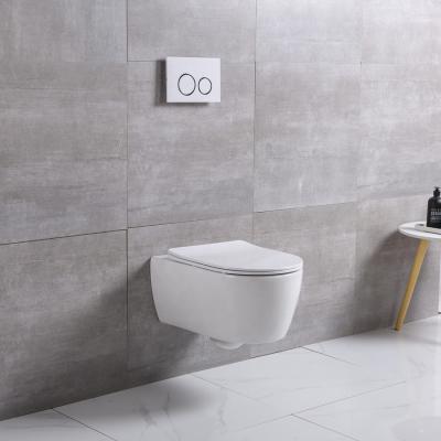 China Concealed Cistern Bathroom To Tank Wall Mounted Toilet Sanitary Ceramic European Wall Hung Toilet Sill for sale