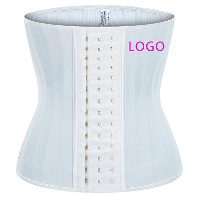 China Steel Boned Cincher Body Shaper 9 Quality Woman Latex Underbust Corset Waist Trainer Antibacterial for sale