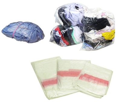 China 25 Micron Transparent Plastic Water Soluble Laundry Bags for sale