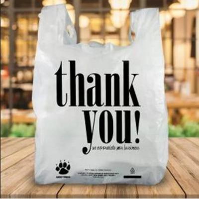 China Clothing Packaging FDA PLA Plastic Biodegradable Shopping Bags for sale