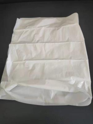 China Portable White Poop Bag Water Soluble PVA Material Bags for sale