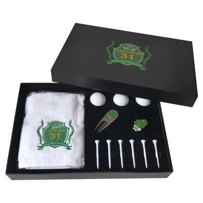 China Special Customized Custom Made Ready Digging Ball Ladies Women Men and Set Souvenir Golf Towel Tee Repair Tool Marker Golf Gift accessories set for sale for sale