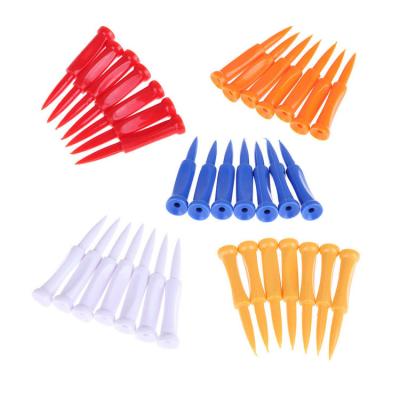 China High Quality Cheap Wholesale Custom Made Multicolor PE Plastic Golf Tees Accessories Eco-Friendly Golf Tees for sale