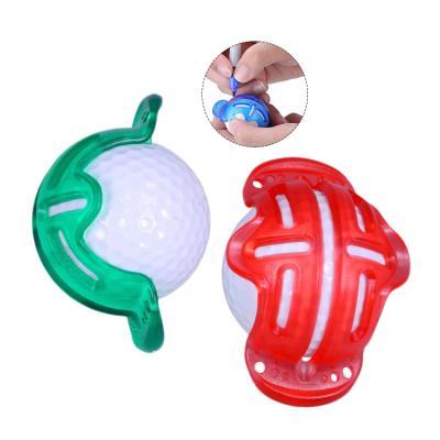 China Factory Sports Low MOQ Plastic Line Marker Golf Ball Marker Golf Accessories Product Line Drawing Golf Ball Supply for sale