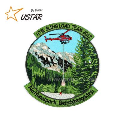 China Other Wholesale Custom Embroidered Patches Logo, Laser Cut Army Flag School Textile Police Garment Military Embroidery Patches for sale