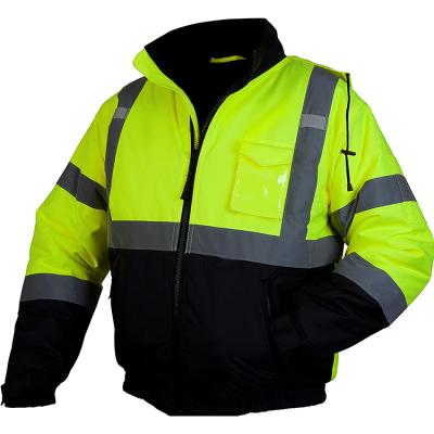 China Vis Safety Jacket Custom Logo Water Proof Hi Vis Safety Worker Reflective High Visibility Uniform Vis Safety Worker Water Proof All Weather Road Safety Jacket For Winter for sale