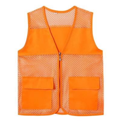 China Free QUICK DRY QUICK DRY Custom Design Tops Multi-pocket Work Safety Vest Women's High Visibility Mesh Vests Print Logo Women's Style Uniforms for sale