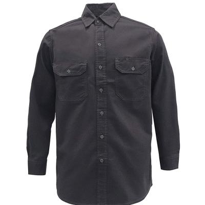 China Wholesale Custom Logo Color Optional Workwear Breathable 100% Cotton Long Sleeve Check Shirts For Men Work Uniform And Outdoor Activity for sale