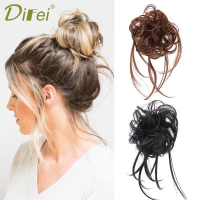 China DIFEI Synthetic Synthetic Hair Bun Bun, Elastic Curly Crisp, Elastic Messy Wavy Hair, Curly Braid, Women's Ponytail Extension for sale