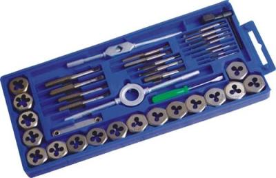 China 40Pcs Metric Professional Tap and Die Sets , High Speed Steel Tap and Die Set for sale