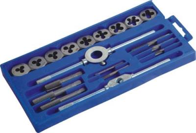 China 20pcs Plastic Box Tap and Die Sets , DIN352 DIN223 Standard Tap and Die Set for sale