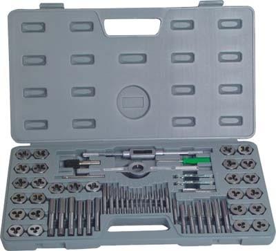 China High Efficient Metal Working Tools 60Pcs Metric Taps And Dies Set Screw Tap and Threading Die for sale