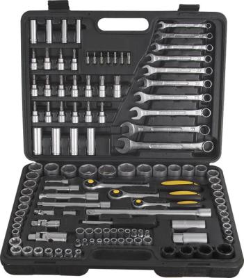 China Multifunctional 120pcs Hand Socket Set / Ratchet and Socket Set 1/4 inch 3/8inch 1/2inch for sale