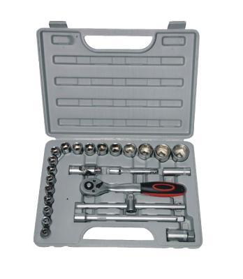 China 25Pcs 1/2'' Socket Wrench Set / Ratchet Handle Sets for Car Repair and Mechanical Tools for sale