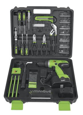 China Portable Electric Power Tool Cordless Drill Sets 105pcs with NI-CD Battery 1200mAh for sale