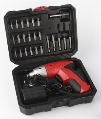 China Battery Powered Cordless Screwdriver Set 26pcs / Cordless Electric Drill Power Tools Kit for sale