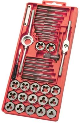 China DIN352 DIN223 Standard 40Pcs Metric Tap and Die Sets with Alloy steel , Carbon Steel for sale