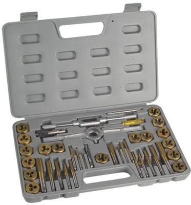 China Professional Engineering HSS Metric Finishing Tap and Die Sets 40pcs with DIN352 , DIN223 for sale