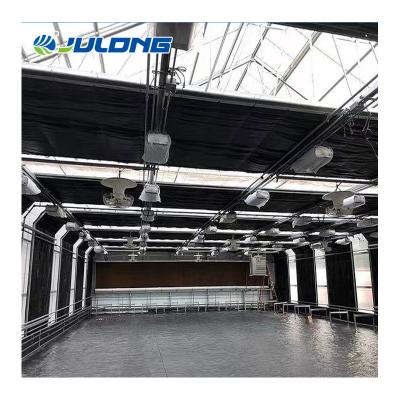 China High Cost Performance Agricultural Single Span Light Department Deprivation Blackout Greenhouse for sale