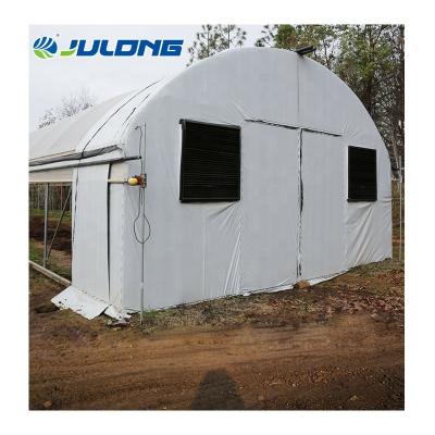 China Speaical Medicinal Plants Full Automatic Blackout System Single Span Plastic Sheet Light Deprivation Greenhouse for sale