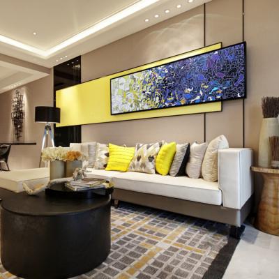 China Modern Nordic Modern Oil Painting of Sofa Background Wall Pictures Decoration for sale