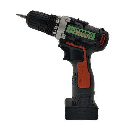 China FLYJAN 25V Lithium Battery Electric Drill High Quality Multifunctional Cordless Driver Drill Machine Power Drills FY-LDZ25V for sale