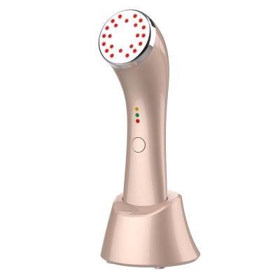 China OEM LED and Infrared Red Light Blood Vessel Removal Therapy for Galvanic Facial Skin Rejuvenation Facial Device for sale