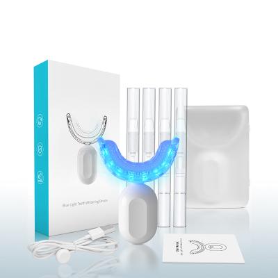 China Teeth Whitening New Convenient Launched Blue Teeth Ray LED Light Bleaching Dental Radio Private Label Whitening Device For Home Use for sale