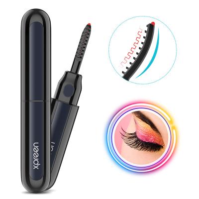 China 2022 New Cosmetic Mini Beauty Tools Electric Heated Makeup Eyelash Curler Advanced Electric Heated Eyelash Curler for sale