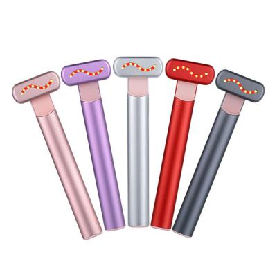 China Wrinkle Remover Solawave 4-in-1 LED Therapy Beauty Wand Red Light Facial Therapy For Face Vibrator Massage Professional Rotating Electric Wand for sale