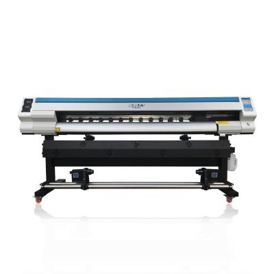 China High quality hotels 3.2m eco solvent inkjet printer for dx5/xp600 double head for sale