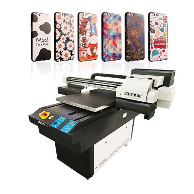 China Factory New 2021 Hot Sale 60cm*90cm Audley Digital Flatbed UV Inkjet Printer With UV Flatbed Printer A1 Size for sale