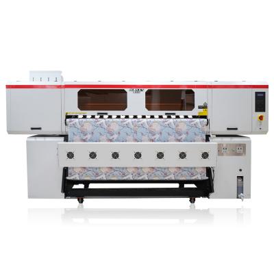 China Apparel Audley F8 1.8m Upholstery Fabric Industrial Eight Printhead i3200 Wide Format Sublimation Printing Machine for sale