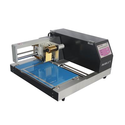 China Card Printer Audley 3050C Horizontal Layer No Plate Digital Gold Foil Printer for sale