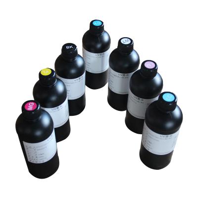 China Vivid Color High Quality UV Ink CMYKWV Multicolor UV Ink For UV Printing for sale