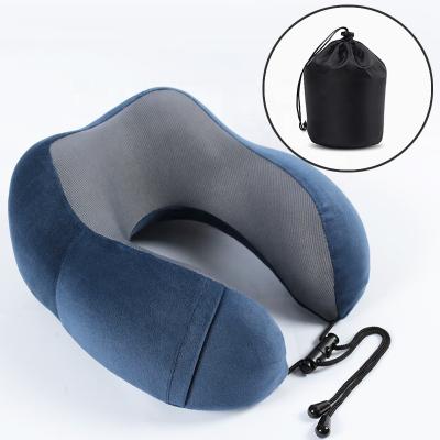 China Inflatable In Stock Memory U - Pillow Travel Car Airplane Support Pillow / Travel U Shape Pillow / Inflatable Straight Neck Pillow / for sale