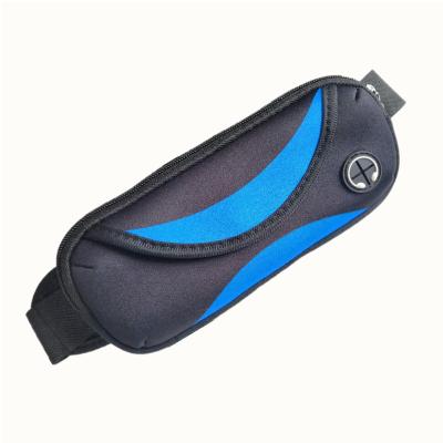 China Custom Logo Outdoor Sport Belt Bag Water Proof Neoprene Waist Bag Waterproof Running Bag Best Quality Waterproof Waist Bag For Running for sale