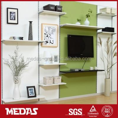 China Easy Assembly Straight Wall For Display Shelving System for sale