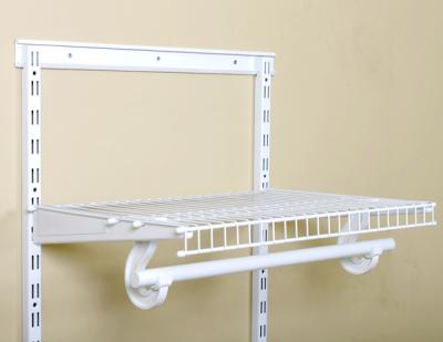 China Sustainable Metal Wardrobe Closet Hang System Shelving System for sale