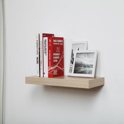 China Resistant To Abrasion And Heat High Gloss Decorative Floating Wooden Shelf Board for sale