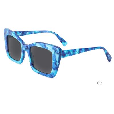 China Sun glass woman eyewear uv400 protection sunglasses high quality acetate sunglasses for sale