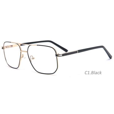 China Many Square Flexible Spring Hinge New Design Metal Tall Frame Optical Frame for sale