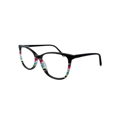 China Designer Fancy Fashion Eyewear Acetate Optical Frame Glass Trendy Spectacle Frame for sale