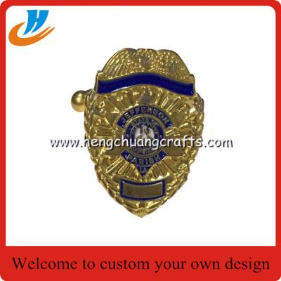 China Fashion Custom Metal Police Cufflink,Metal fashion jewelry cufflinks for men for sale