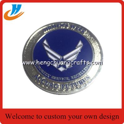 China Military coin metal challenge coin,50mm coins with souvenir logo for sale