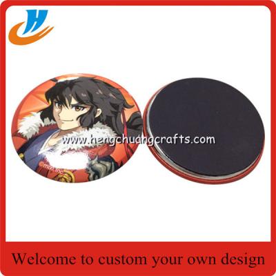 China Cheap custom Japan Carton metal pin badge,Print logo button badge for sale